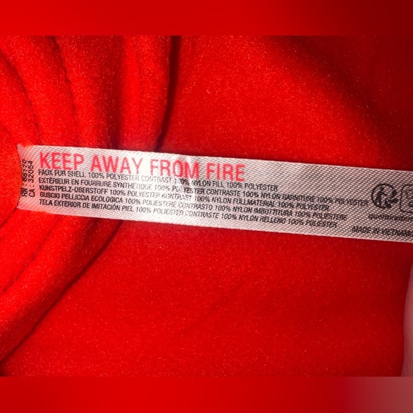 {NWOT Free People Movement Climber Fleece Oversized Pullover Blaze Combo Large} - Picture 7 of 7